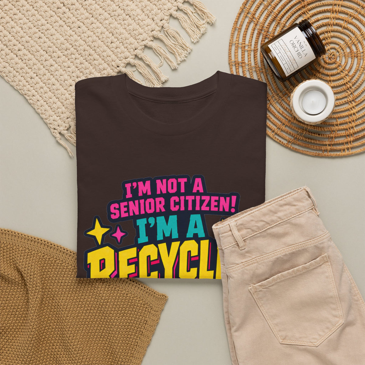 I'm Not a Senior Citizen, I'm a Recycled Teenager T-Shirt