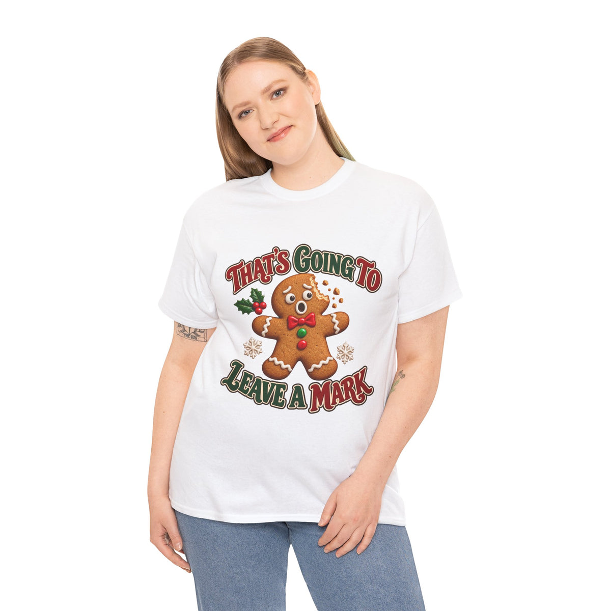 That's Going to Leave a Mark Gingerbread Christmas T-Shirt