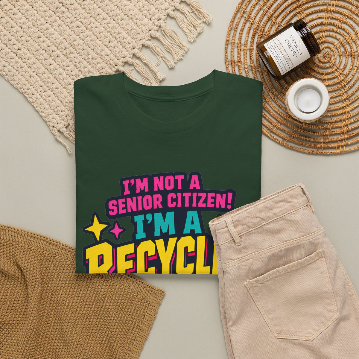 I'm Not a Senior Citizen, I'm a Recycled Teenager T-Shirt