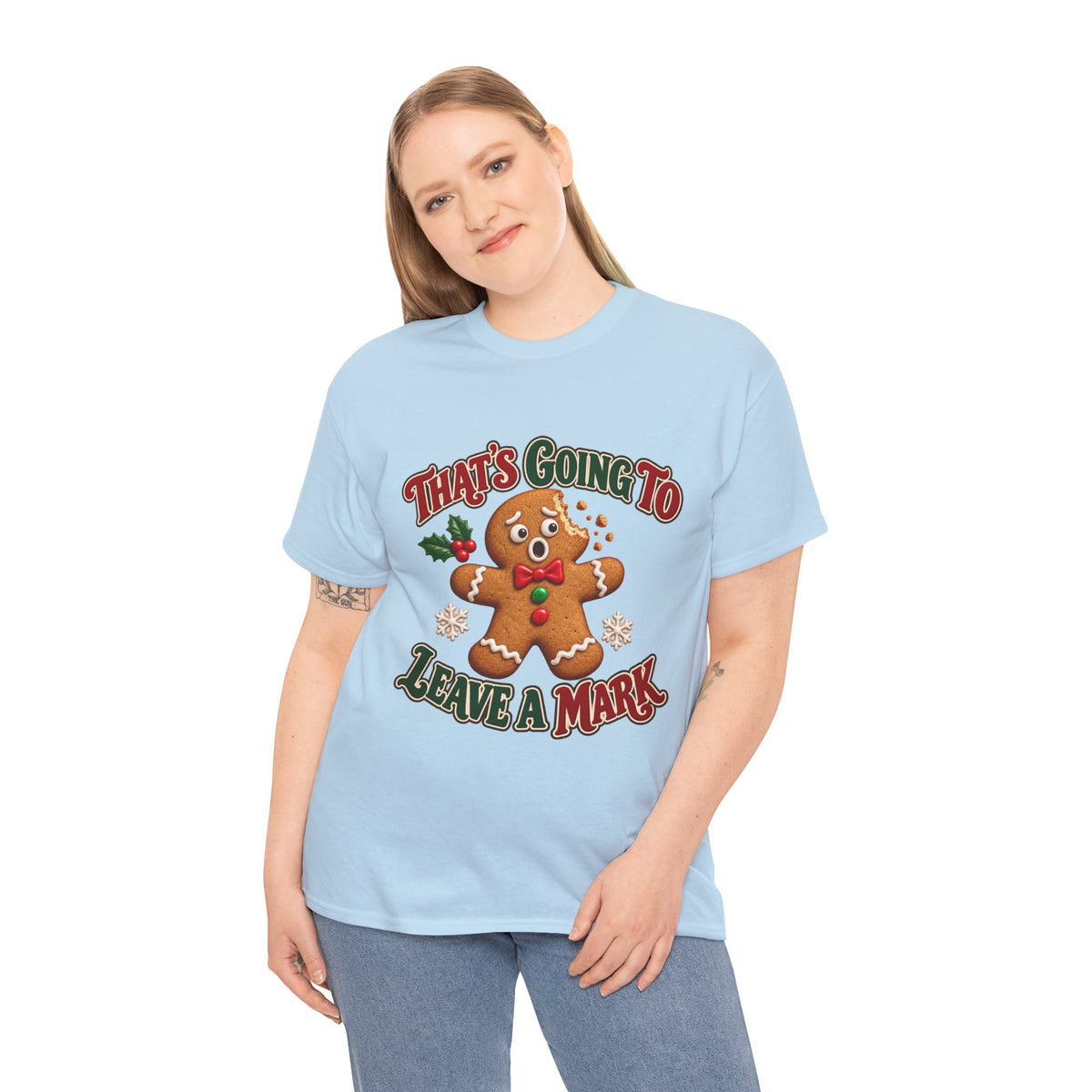 That's Going to Leave a Mark Gingerbread Christmas T-Shirt