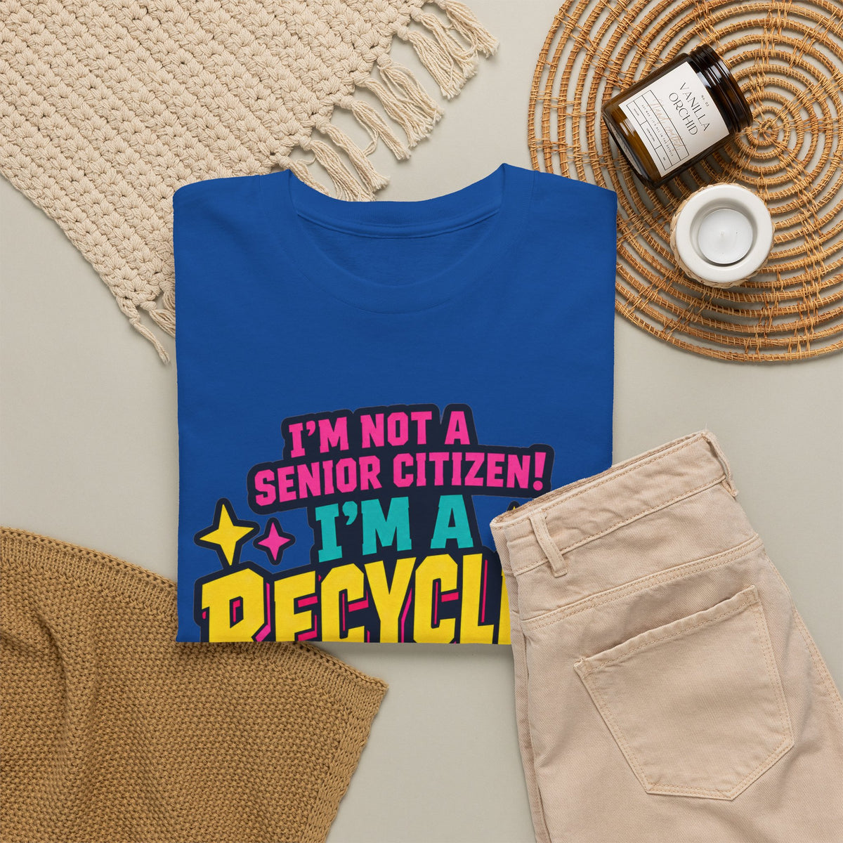 I'm Not a Senior Citizen, I'm a Recycled Teenager T-Shirt