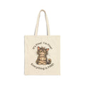 Everything Is Fine Funny Cat Canvas Tote Bag