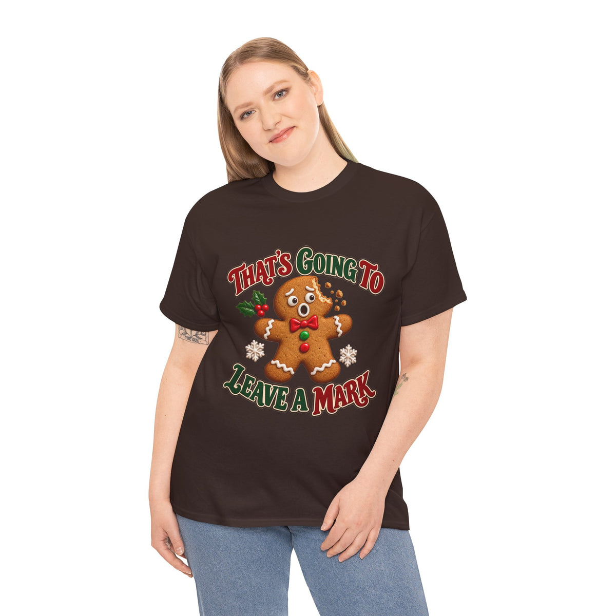 That's Going to Leave a Mark Gingerbread Christmas T-Shirt