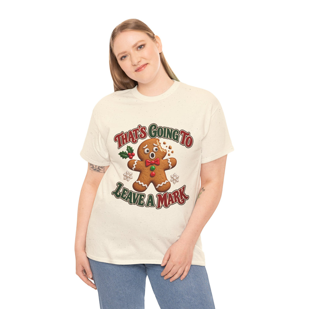 That's Going to Leave a Mark Gingerbread Christmas T-Shirt