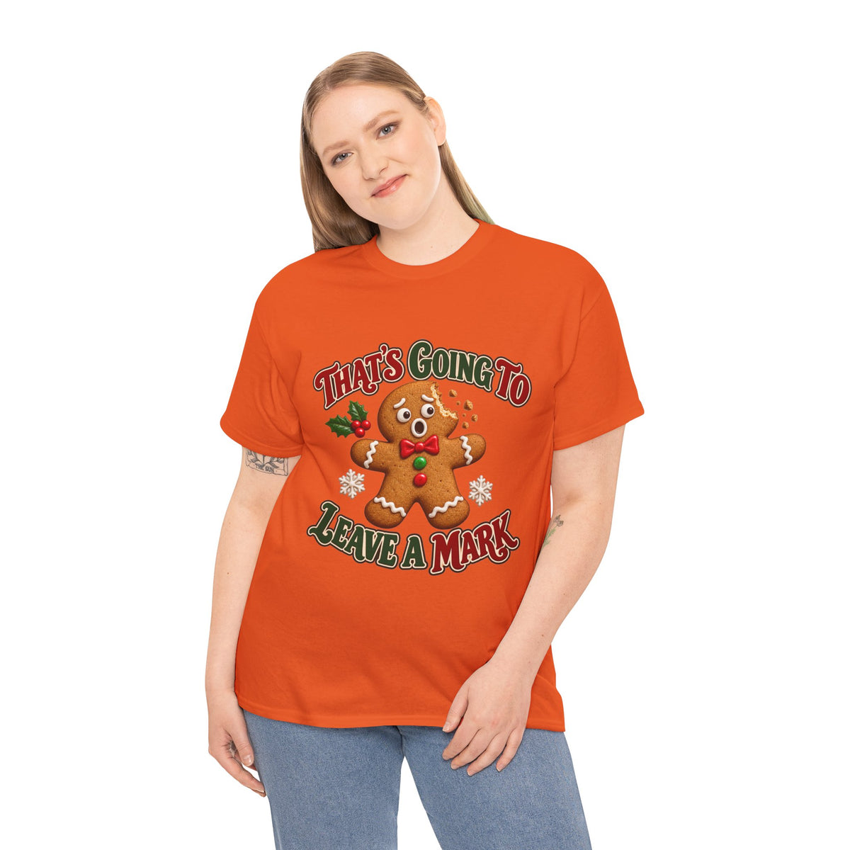 That's Going to Leave a Mark Gingerbread Christmas T-Shirt