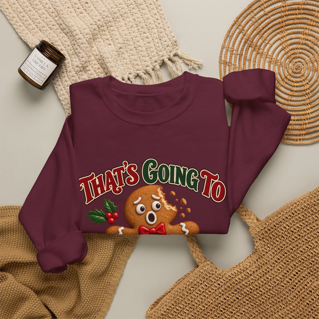That's Going to Leave a Mark Gingerbread Christmas Sweatshirt