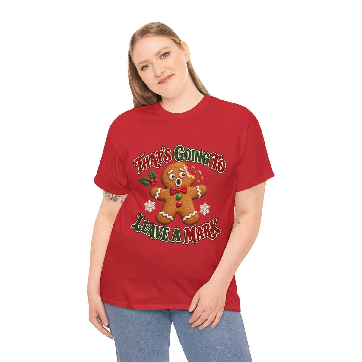 That's Going to Leave a Mark Gingerbread Christmas T-Shirt