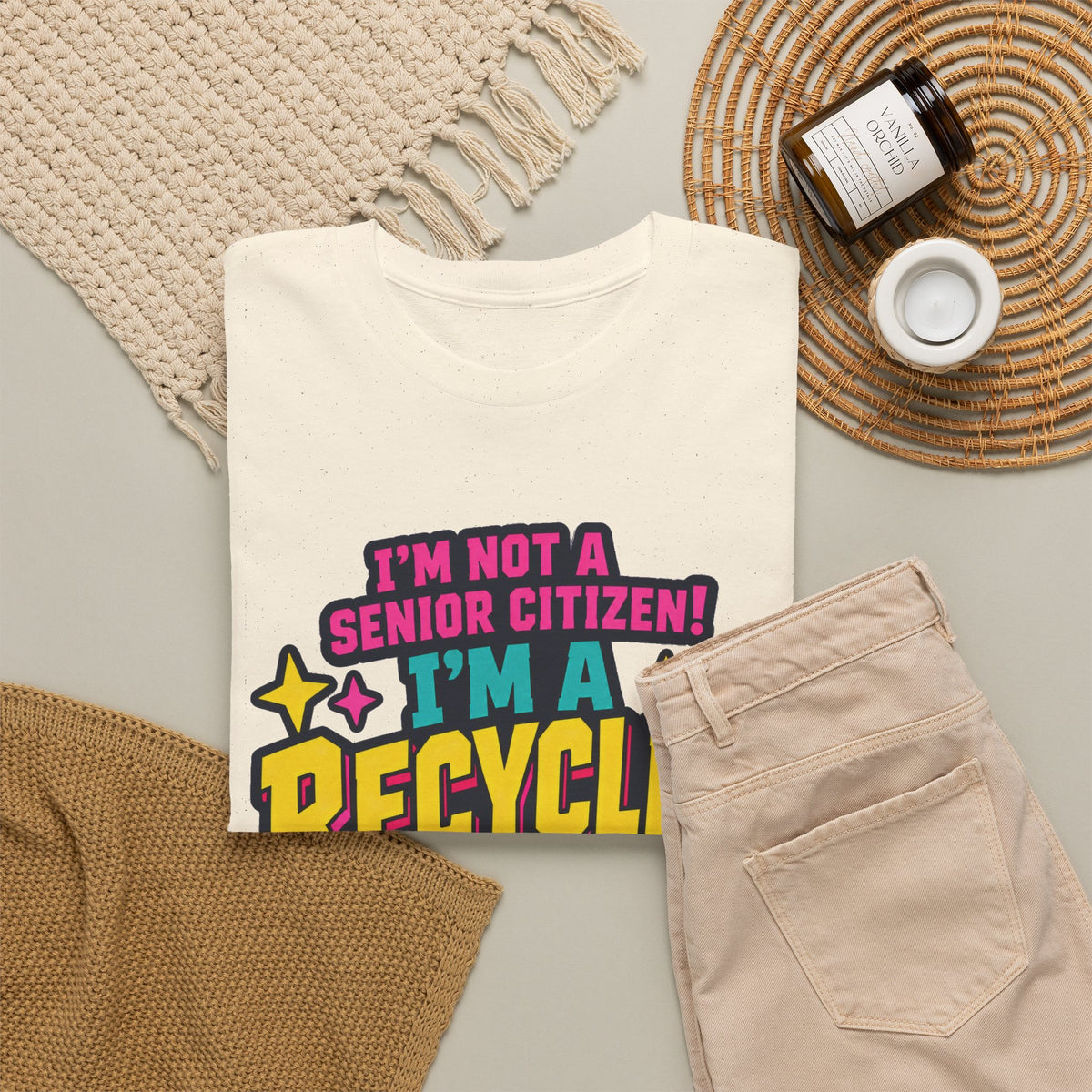 I'm Not a Senior Citizen, I'm a Recycled Teenager T-Shirt