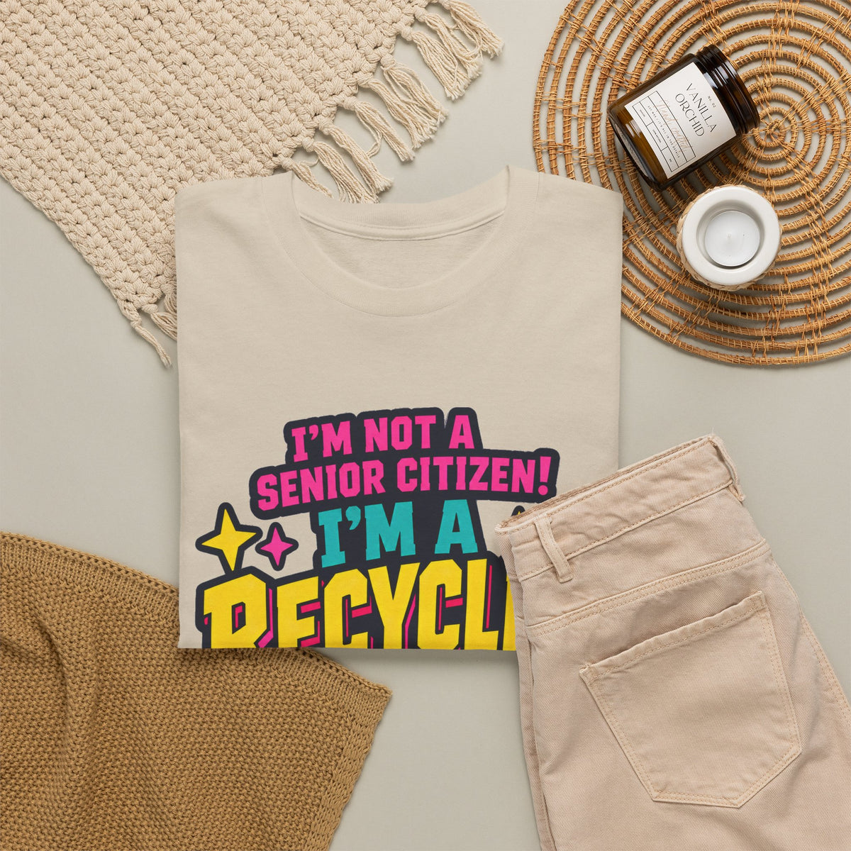 I'm Not a Senior Citizen, I'm a Recycled Teenager T-Shirt