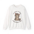 “It’s Fine! I’m Fine! Everything Is Fine!” Funny Cat Crewneck Sweatshirt